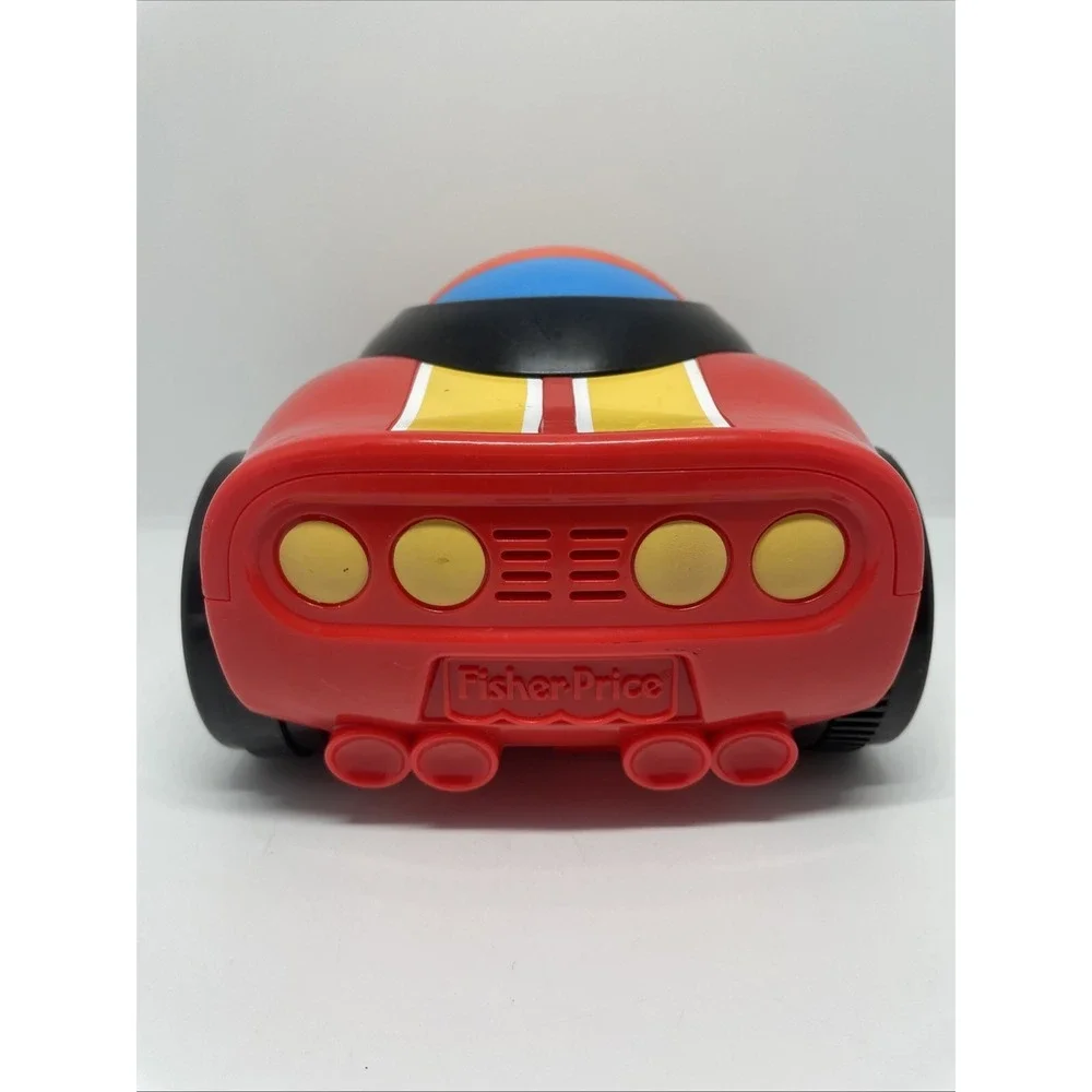 Fisher Price Lil' Zoomers Shake and Crawl Racer Red Car Rattle Baby‎